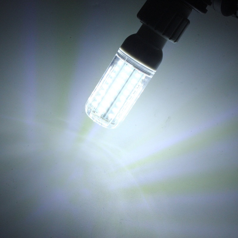 7W E14 E12 E27 B22 G9 GU10 72 SMD 4014 LED White Warm White  Cover Corn Lamp Bulb AC 220V
