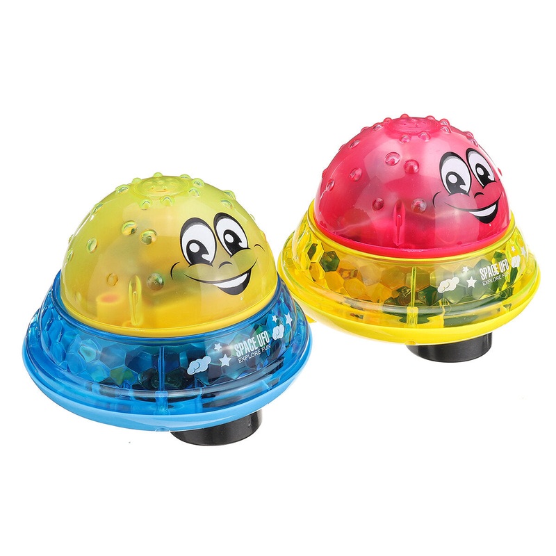 Infant Children’s Electric Induction Water Spray Toy Bath Light Music Rotate Toy