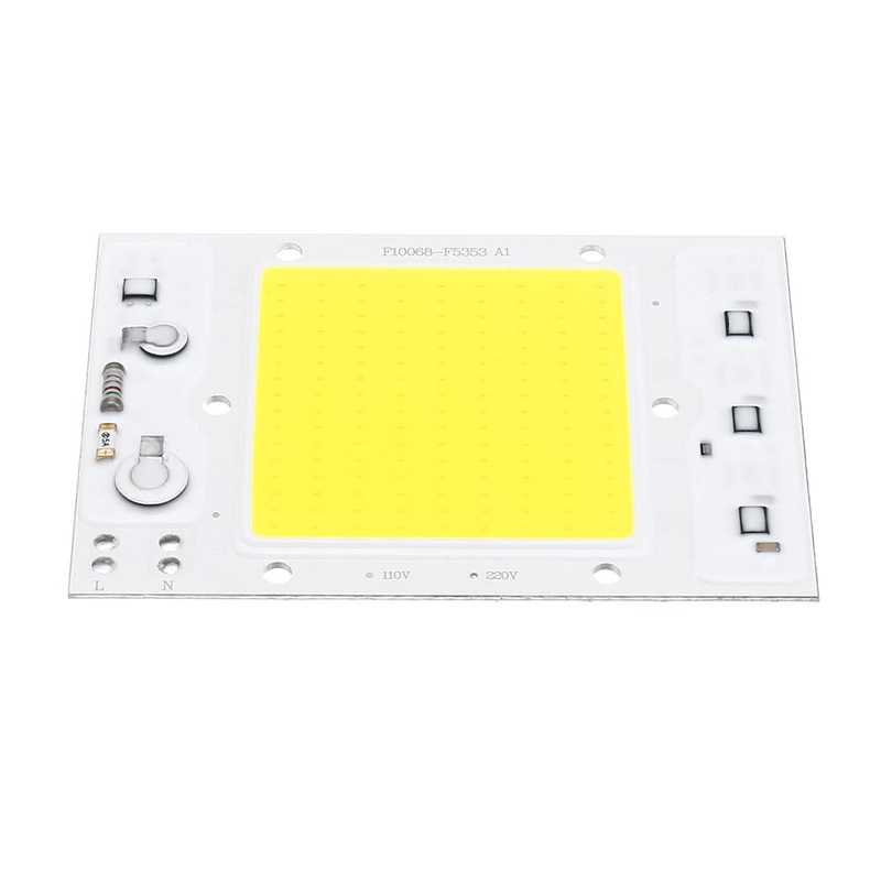 LUSTREON AC110V/220V 30W 40W 50W White/Warm White COB LED Chip 100lm/w for DIY Flood Light
