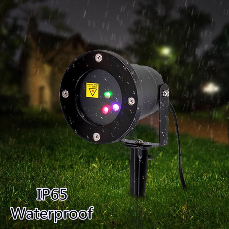 Outdoor Christmas Moving RGB Lights Laser Projector Landscape Stage Lamp Party