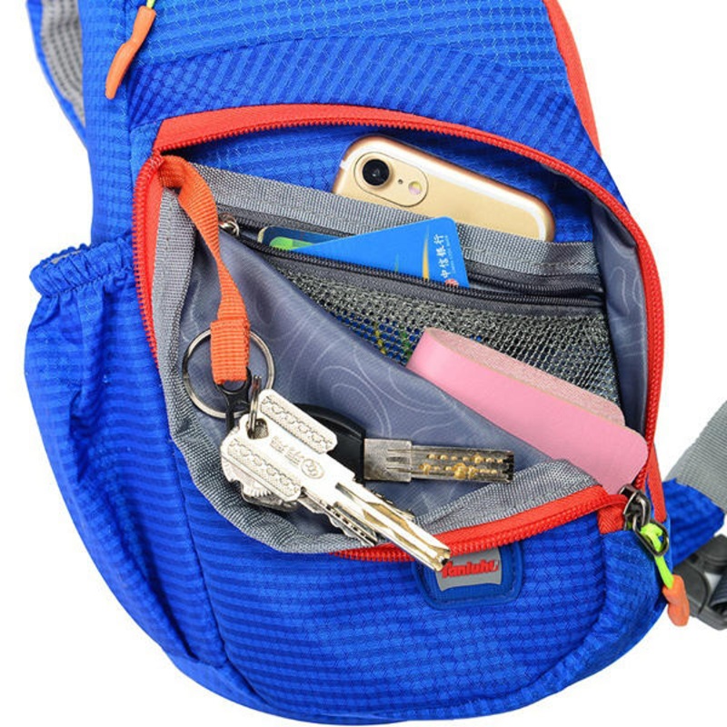 Unisex Men Women Waterproof Nylon Chest Bag Outdoor Sport Crossbody Bag