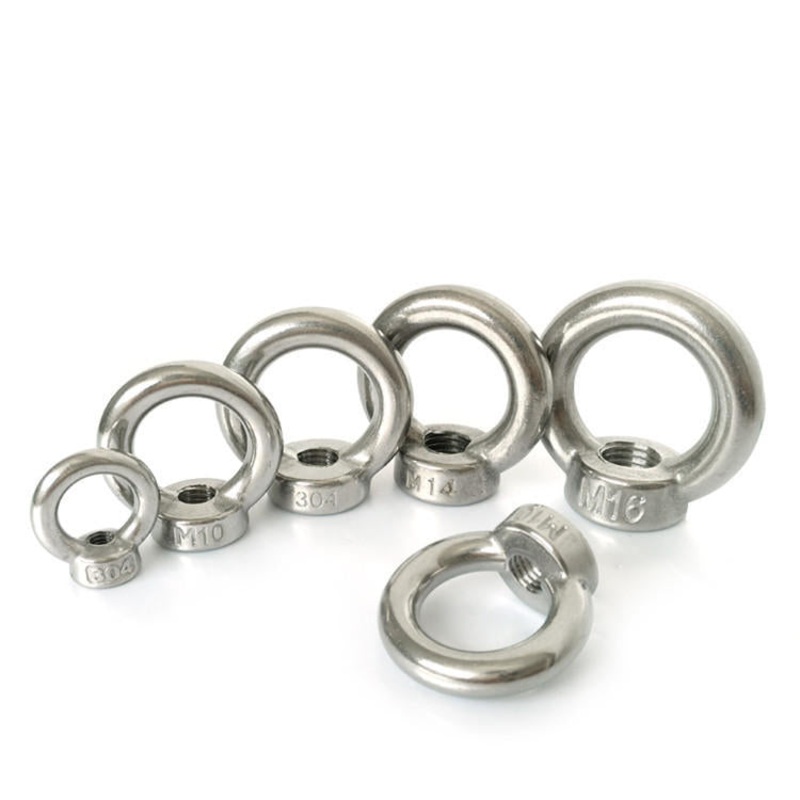 304 Stainless Steel Eye Nut Boat Marine Lifting Nut Round Nut Ring M6 M8 M10 M12 M14 M16/M 18 M20 M22