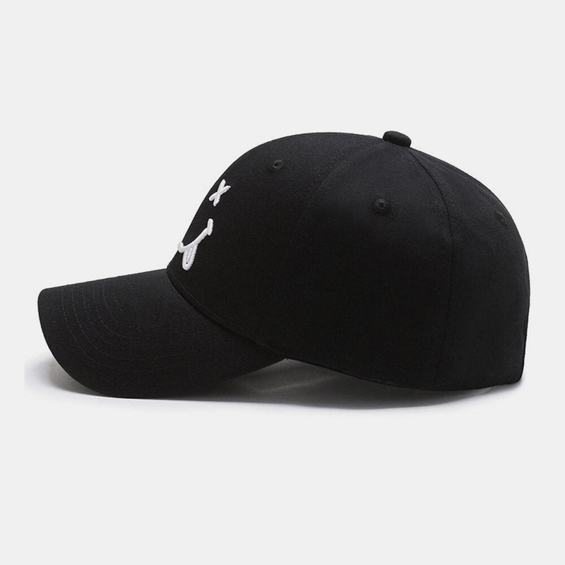 Unisex Cotton Smile Cartoon Face Casual Cute Young Dad Hat Peaked Cap Baseball Hat
