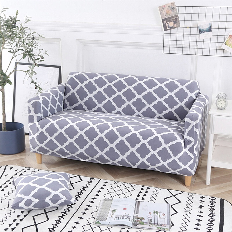 2/3 Seaters Elastic Sofa Cover Chair Seat Protector Stretch Couch Case Slipcover Home Office Furniture Decorations