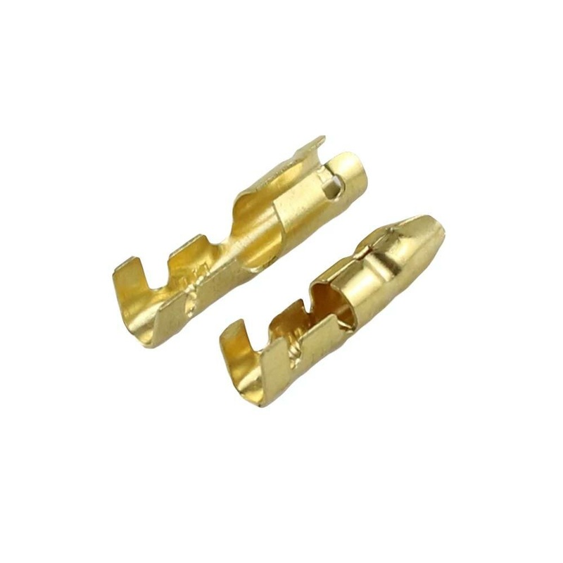200/400pcs 4.0 Bullet Terminal Car Electrical Wire Connector Diameter 4mm 50/100 Sets Female + Male + Male Sheath + Female Sheath