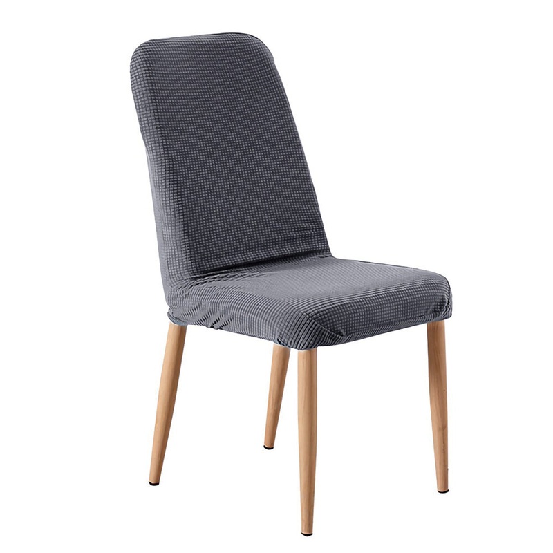2Pcs/set Dining Chair Covers Elastic Chair Seat Protector Stretch Slipcover For Dining Room Wedding Banquet Party Hotel Kitchen Home Office Furniture Decorations
