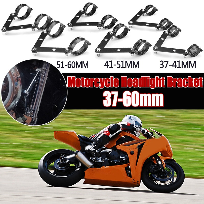 41-51MM Headlight Mount Bracket Head Light Lamp Holder Adjuster Fork Mount Clamp Universal Motorcycle Accessories