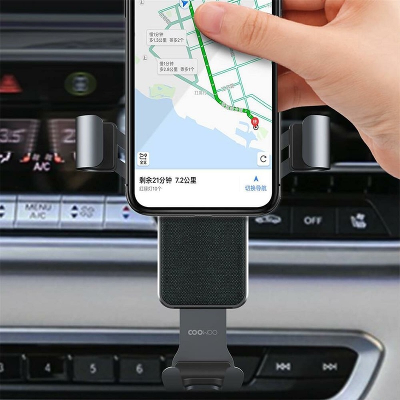 COOWOO T200 360 Degree Rotation Gravity Car Phone Holder from