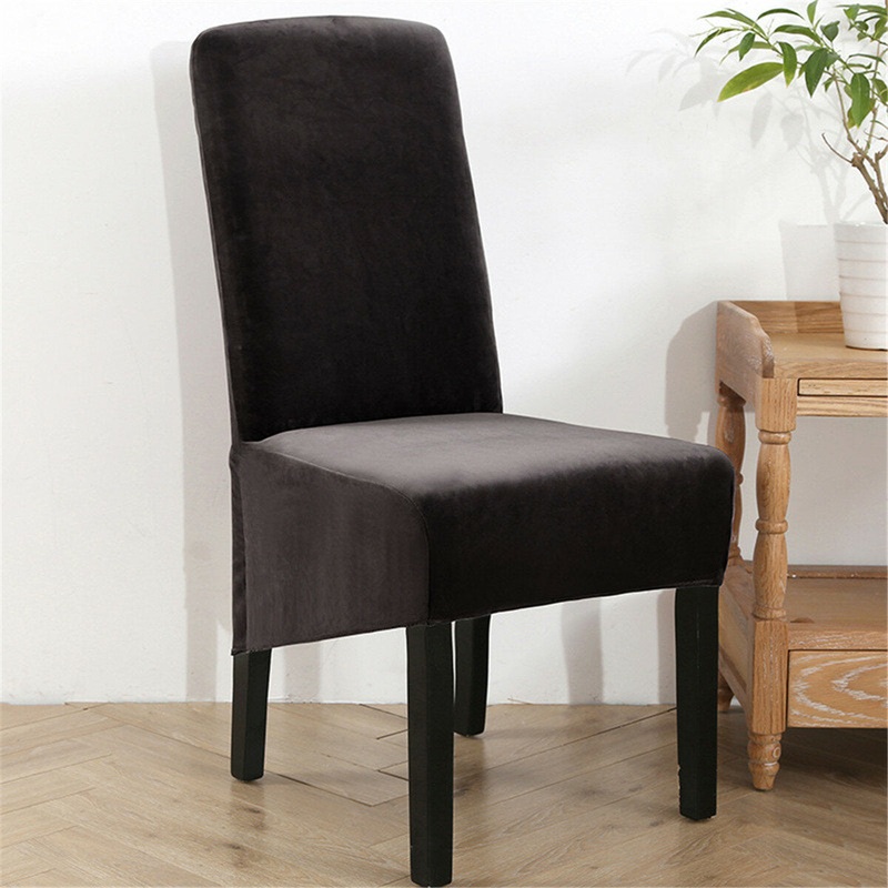Dining Chair Cover Elastic Removable Chair Seat Protector Stretch Slipcover For Dining Room Wedding Banquet Party Kitchen Home Office