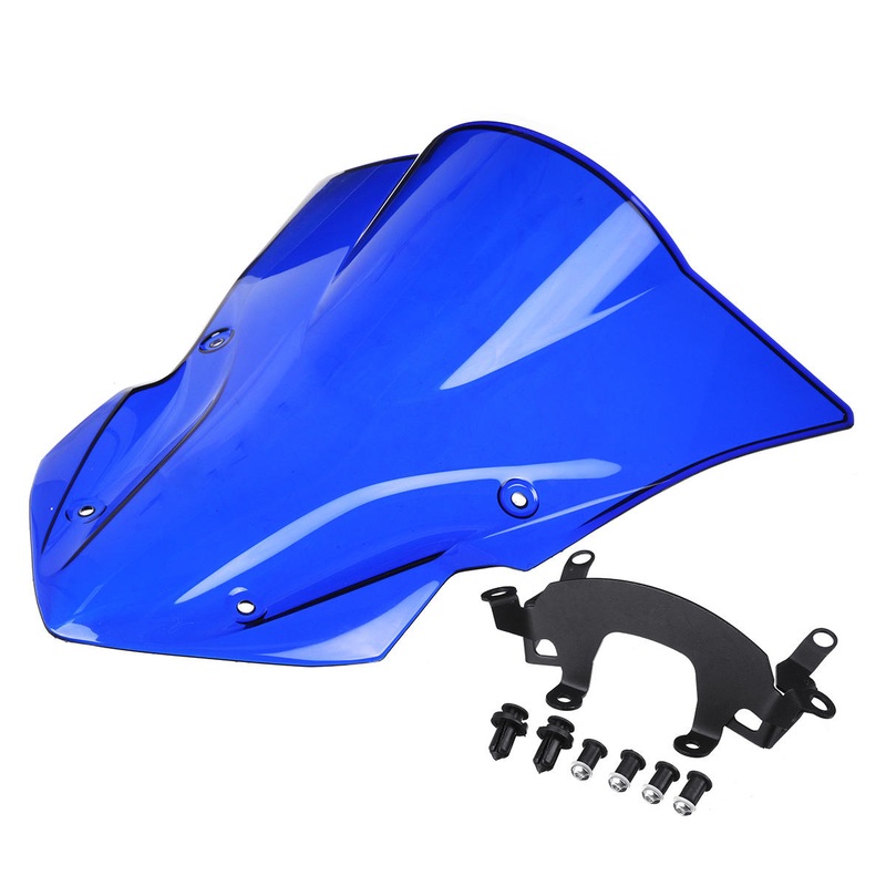Motorcycle Windshield WindScreen Double Bubble For Kawasaki Ninja Z900 2017 2018