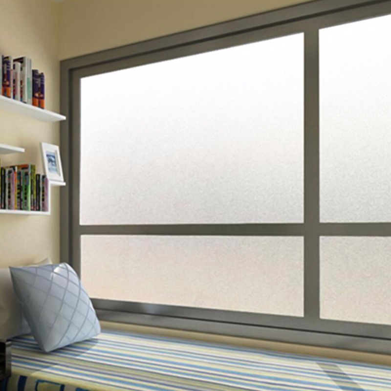 1M Window Film Sticker Frosted Privacy Home Bedroom Bathroom Glass Door Sticker