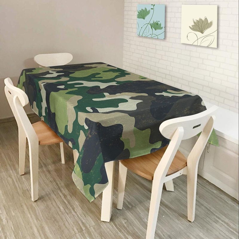 American Style Creative Landscape Tablecloth Waterproof Oil Proof Tea Tablecloth Home Party Decor