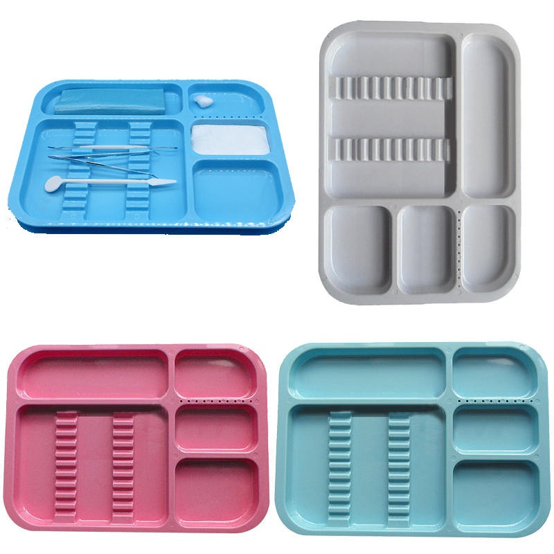 Durable And portable Dental Instrument Separate Tray Impact Resistant Plastic