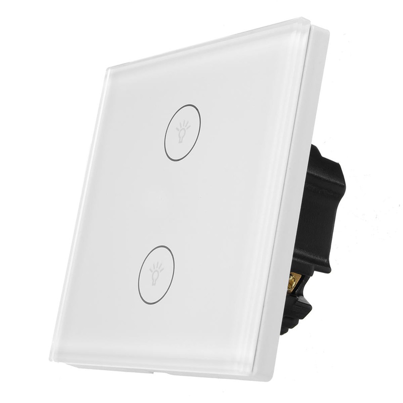 Excellway WIFI Smart Wall EU Switch Touch Panel APP Control With Alexa/Google Home