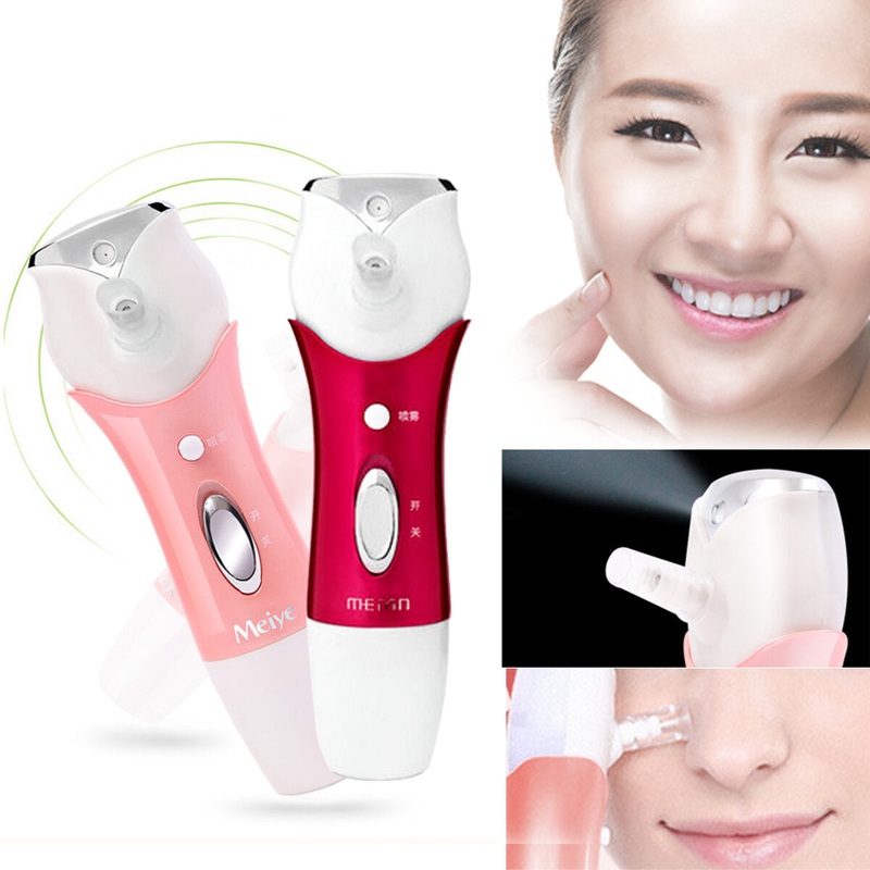 LuckyFine 2 in 1 USB Electric Facial Blackhead Remover Tone Pore Spary Cleaner Acne Cleansing