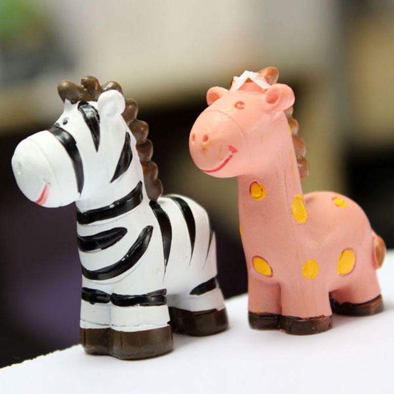 Mini Cute Zebra Micro Landscape Decorations Garden DIY Decor