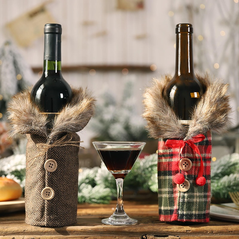 New Christmas Decorations Santa Snowman  Bottle