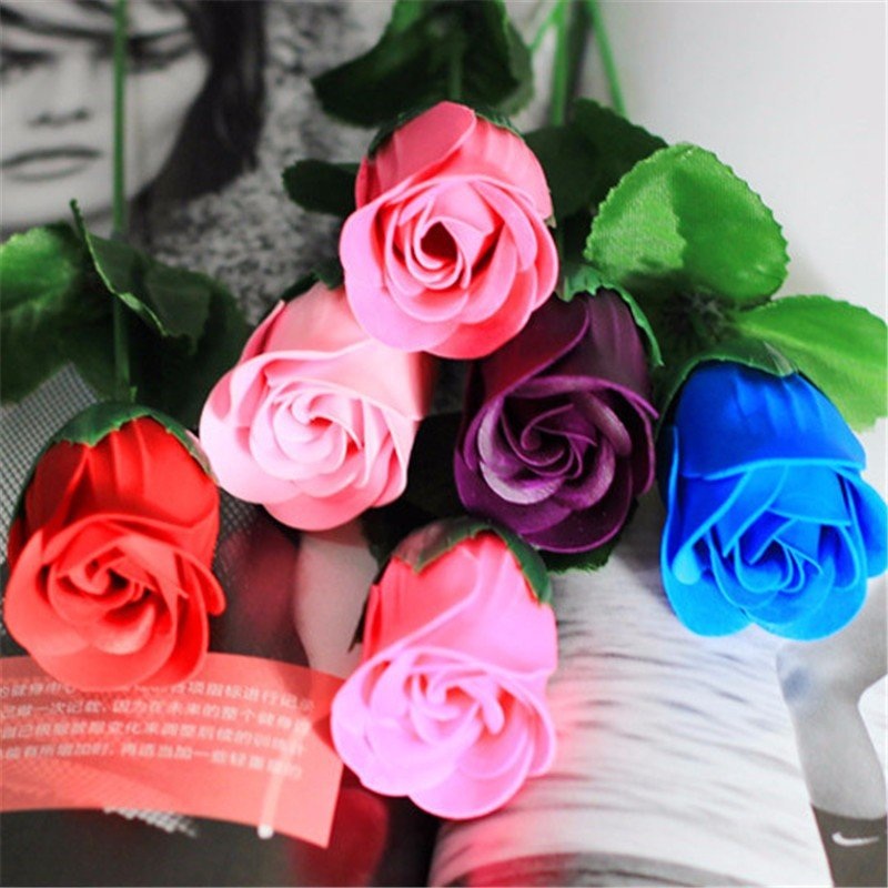 Simulation Artificial Rose Soap Flower For Wedding Party Home Decoration Valentine’s Day Gift