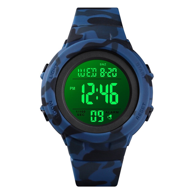 SKMEI 1615 Fashion 50m Waterproof Luminous Display Countdown Alarm Stopwatch Men Sport Digital Watch