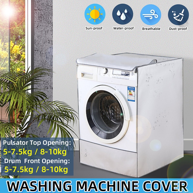 Washing Machine Cover Waterproof Automatic Washing Machine Dust-proof Protective Cover