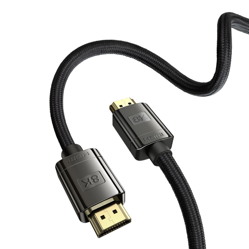 Baseus 8K HD HDMI to HDMI Adapter Cable High-definition On-screen Conversion Cord For Laptop Macbook