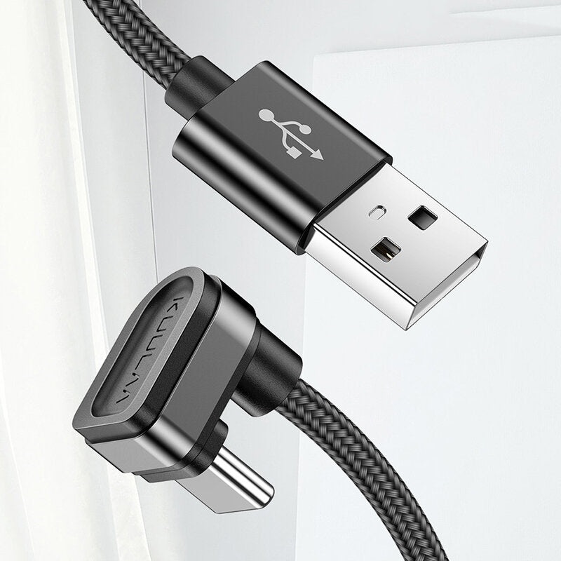KUULAA 180 Degree 2.4A Micro USB Fast Charging Data Cable for ASUS ZenFone Max Pro (M1) ZB602KL