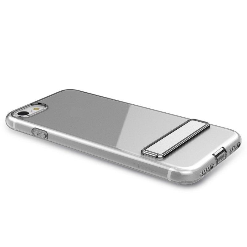 Rock Crystal Kickstand TPU Case With Dust Plug For iPhone 7/8