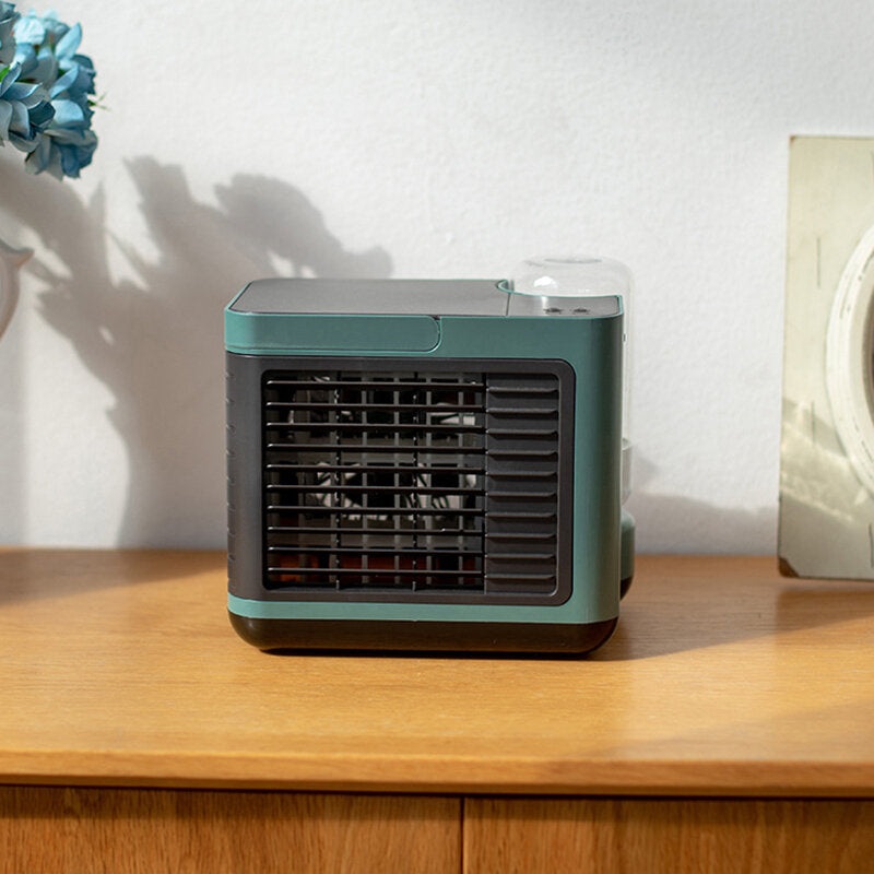 USB Charging Negative Ion Air Conditioning Fan Desktop Air Cooler Small Mini Water Cooling Fan