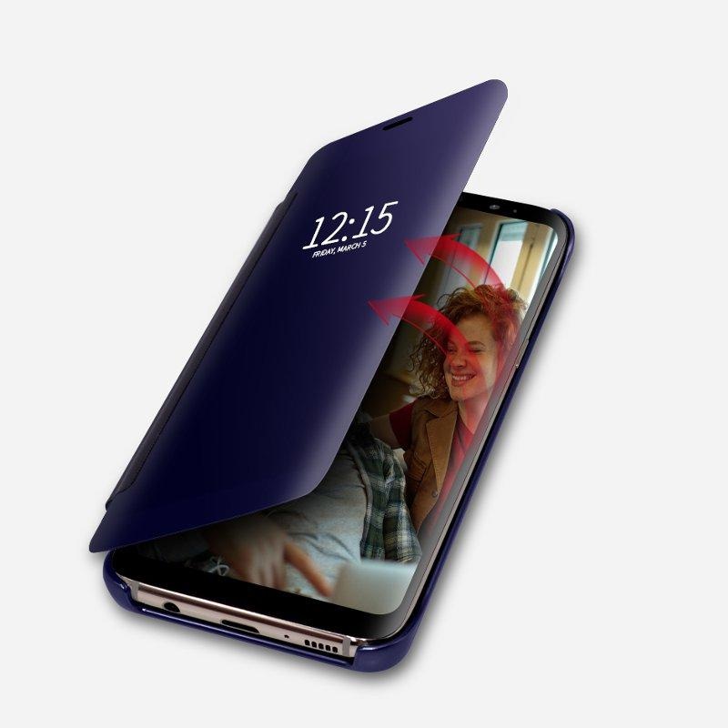 Bakeey Plating Mirror Window View Smart Sleep Flip Protective Case For Samsung Galaxy S9/S9 Plus