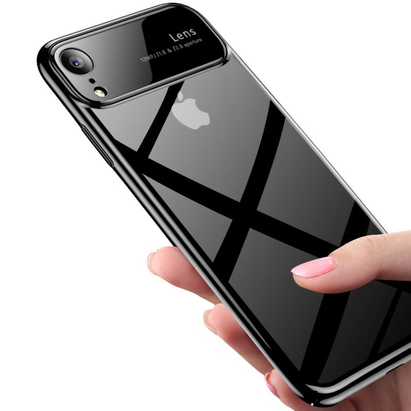 Bakeey Protective Case For iPhone XR/XS/XS Max Glass Camera Protection+Clear PC Back Cover