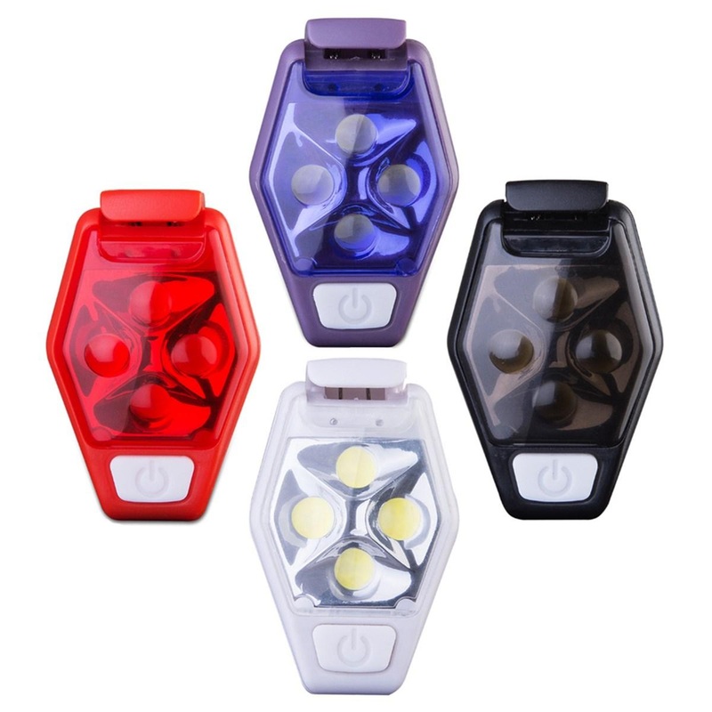 BIKIGHT Multi-functional Outdoor Riding Tail Light IPX4 Woopower Running Arm Light Warning Light