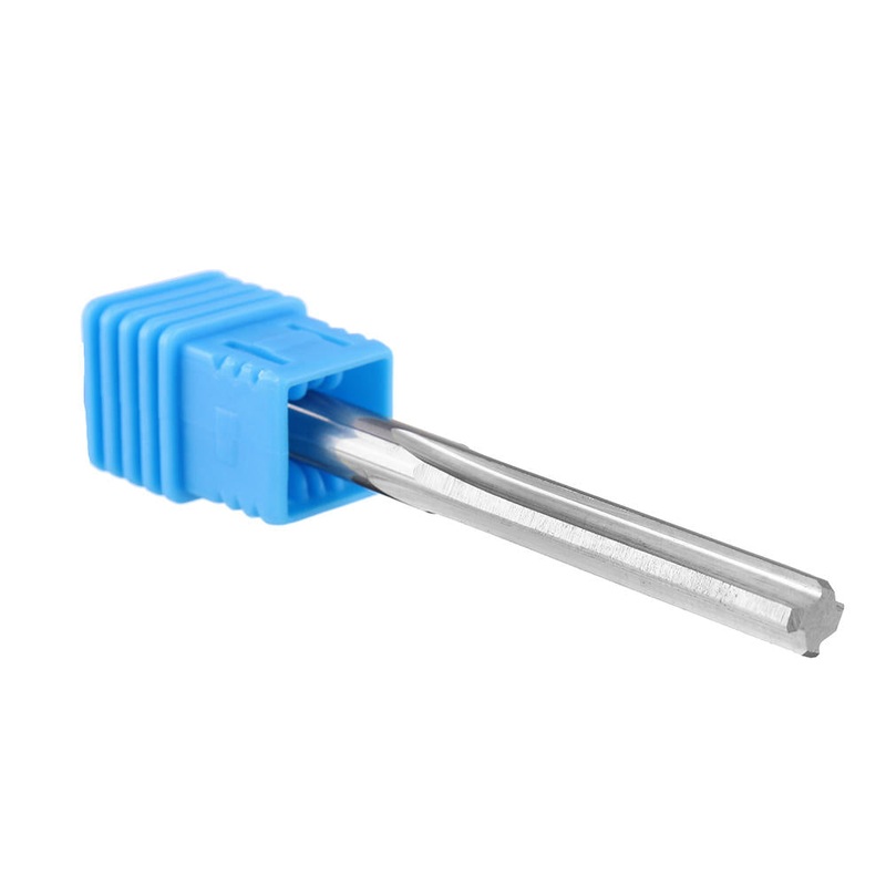 Drillpro 1.5-6mmDiameter HRC50 Tungsten Steel Machine Reamer H7 Straight Flute Reamer Tool