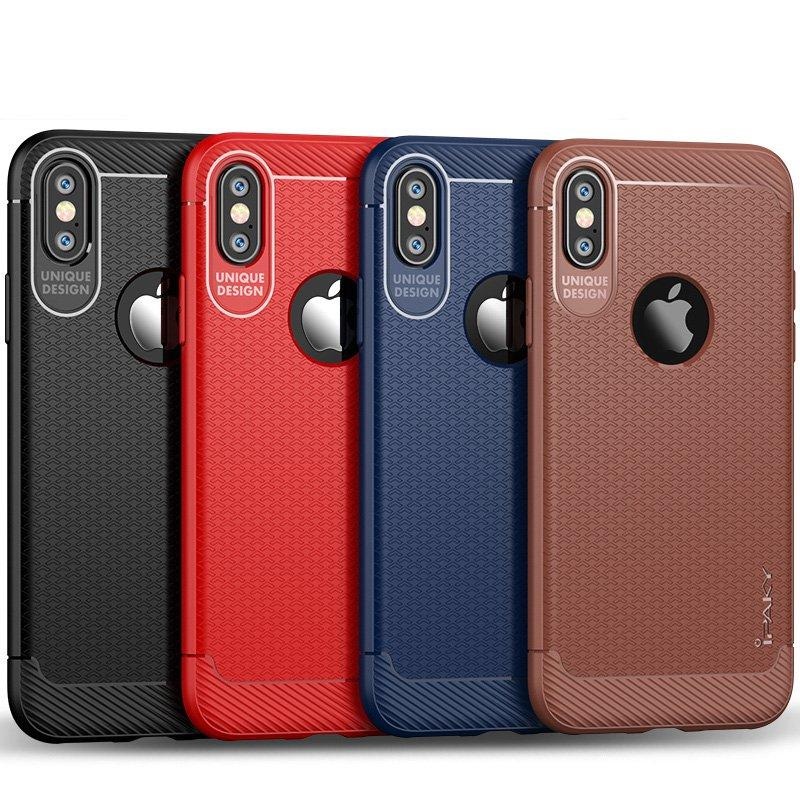 iPaky Anti Fingerprint Protective Case For iPhone X Soft TPU Heat Dissipation Anti Knock