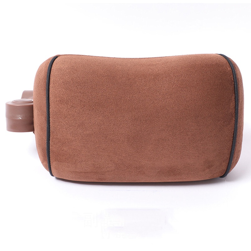 Multi-functional Foldable Car Headrest Seat Pillow w/ Phone Rack Travel Fitness Relaxing Sleep U-Shaped Neck Pillow
