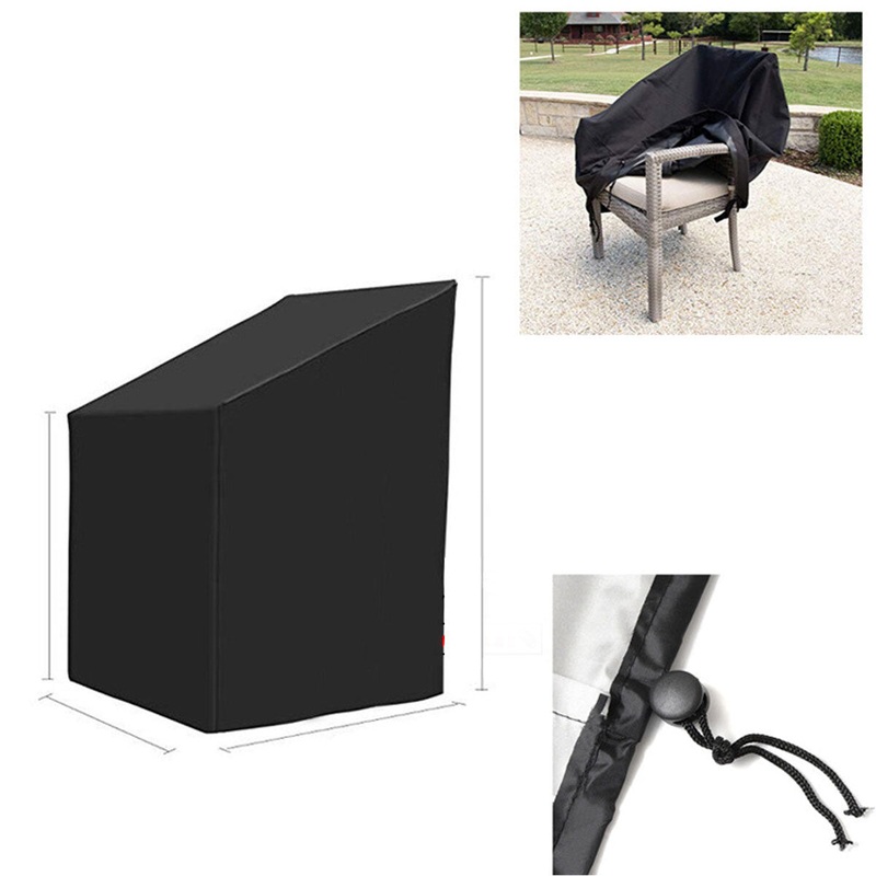 Oxford Cloth Furniture Dustproof Chair Cover For Rattan Table Cube Chair Sofa Waterproof Garden Outdoor Patio Protective Cover