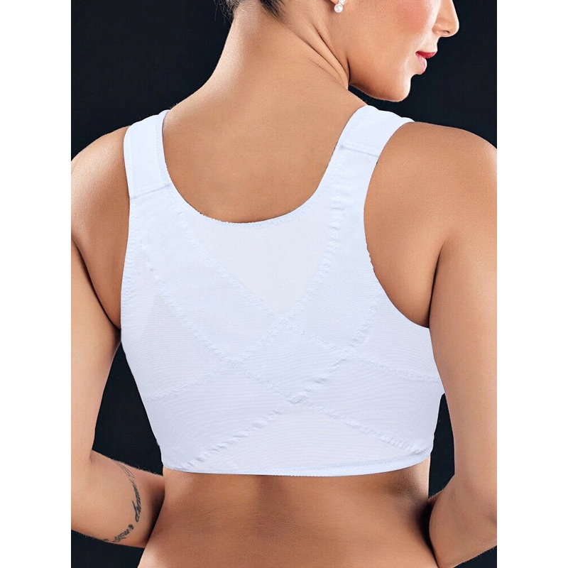 Floral Lace Wireless Plus Size Wireless Full Coverage Posture Bra