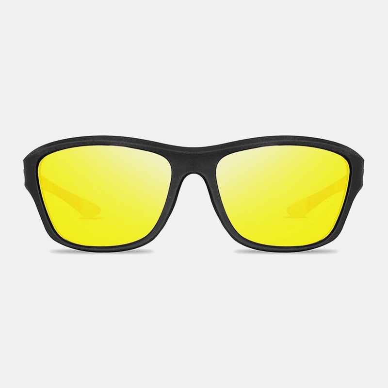 Men Wide Side Full Frame Casual Outdoor Sports Driving Riding Anti-UV Polarized Sunglasses