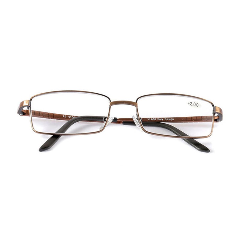 Mens HD Computer Readers Reading Glasses Lightweight Anti-fatigue Presbyopic Glasses