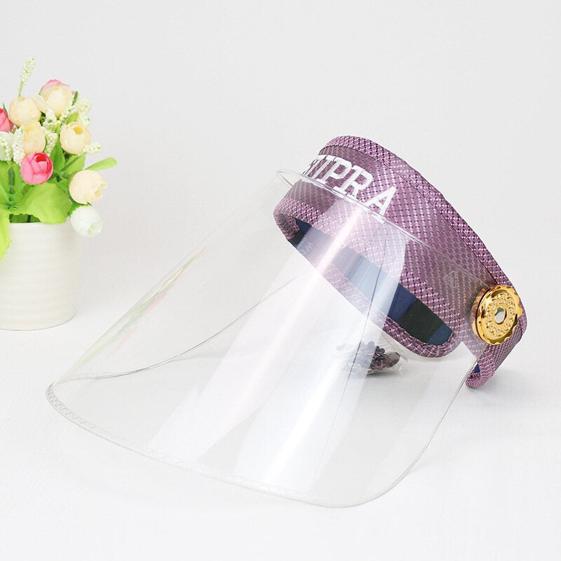 Rain Cap Biking Rainproof Windproof Cap Protective Full Face Transparent Hat