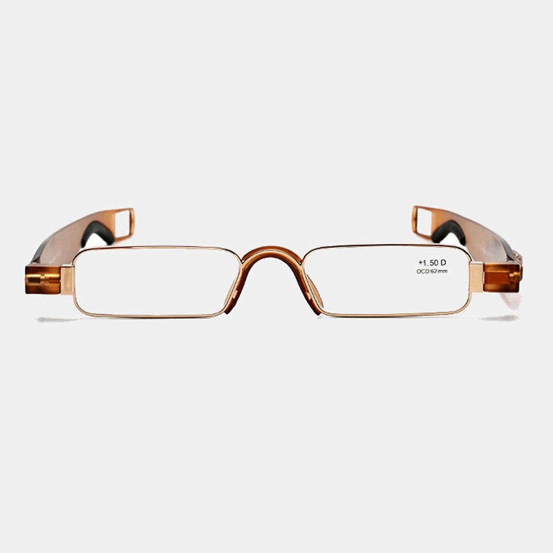 Unisex Portable Ultra-light 360 Degrees Rotate Folding Reading Glasses Presbyopia Glasses