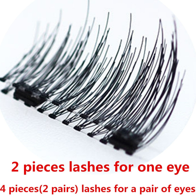 2 pieces lashes for one eye,so, you need 4 pieces(1 pairs) lashes for a pair of eyes
