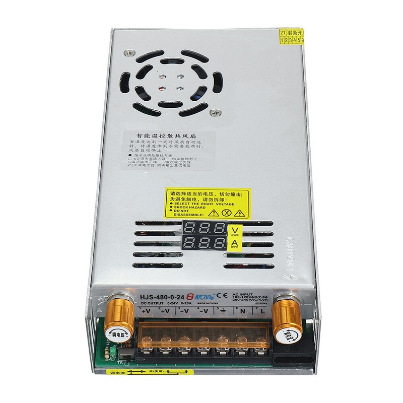 480W Dual Digital Display DC Switching Power Supply Current Limit Adjustable voltage 0-5V 12V 24V 36V 48V 60V 80V 120V 220V