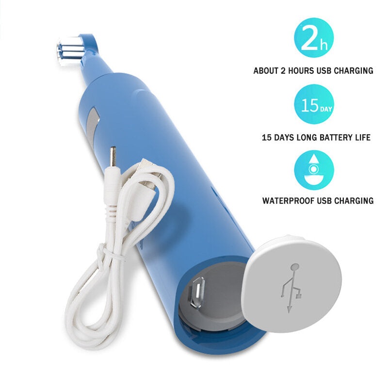 Bakeey Electric Toothbrush Powerful Cleaning IPX-7 Waterproof USB Charging Toothbrush