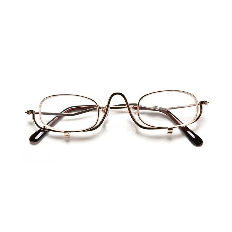 Folding Reading Eyeglasses Magnifying Makeup Glasses Cosmetic Reading Eyeglasses Eye Care
