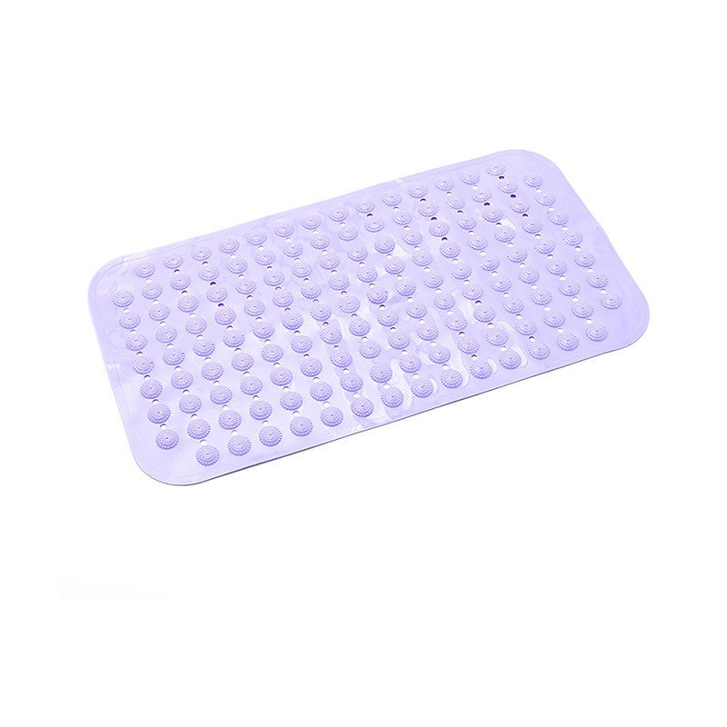 PVC Massage Skid Bath Sucker Mat with Suction Cups Anti Slip Safety Shower Carpet Bathtub Bathmat