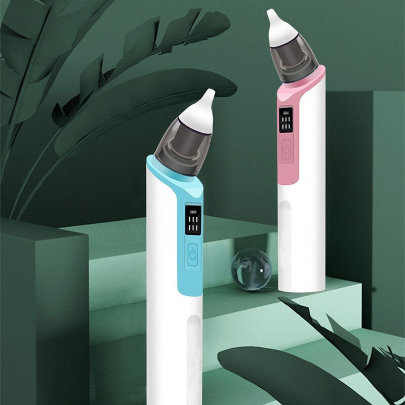 Electric Rechargeable Baby Nasal Aspirator Anti-backflow Snot Sucker  Safety Adjustable Suction Nose Cleaner