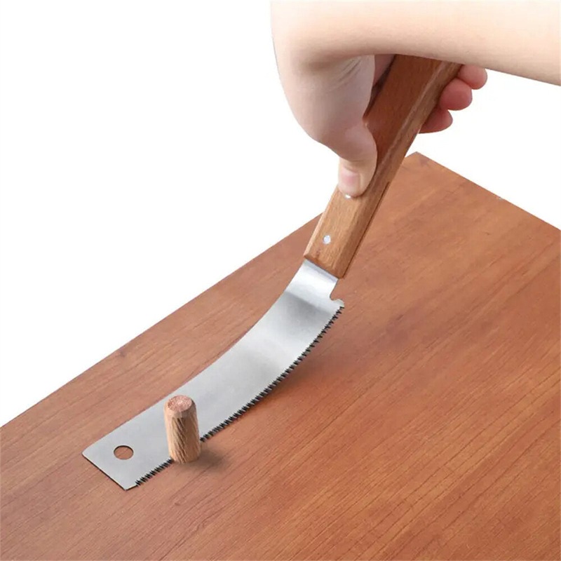 SK5 Steel Woodworking Saw with 3-Edge Tooth Design for Precision Cutting in DIY Project Carpentry Decoration and Garden Pruning