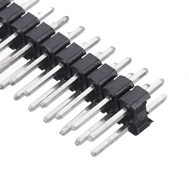 10Pcs Pin Header 2.54 pitch 2*40P Color Double-row Needle Double-row Straight Needle