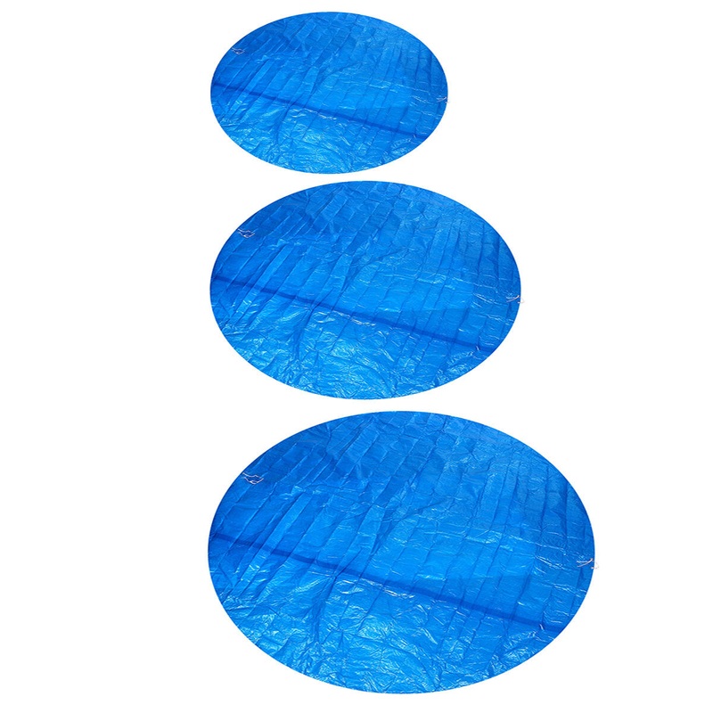 244CM/305CM/366CM Swimming Pool Cover Round Rectangle Waterproof Dust Cover Mat Swimming Pool Accessories