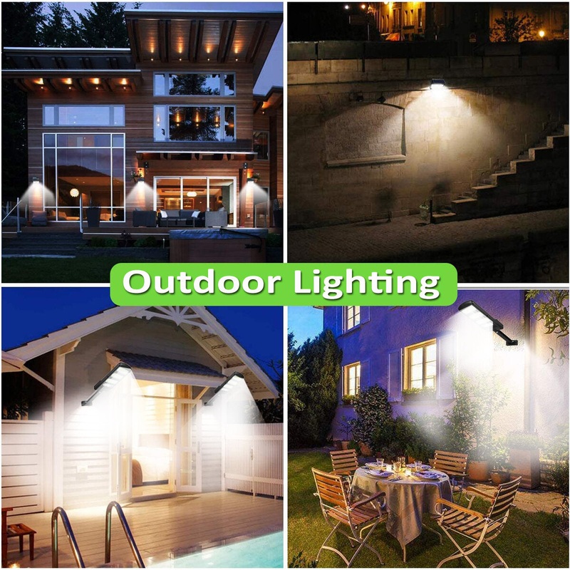 60/72LED 120/128COB Waterproof Motion Sensor Solar Power Street Garden Yard Wall Lamp Lights Outdoor